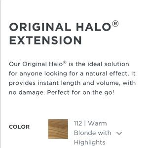 Halo hair extension